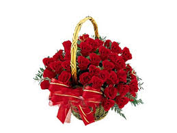 24 red roses bouquet with 1/2 Kg Dark Chocolate Cake