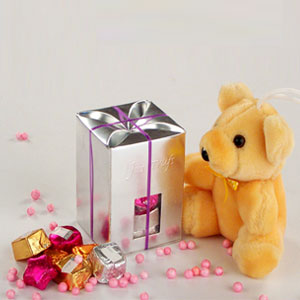 Mix chocolates+ teddy