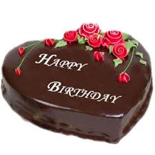 Heart Shaped Chocolate Cake :2kg